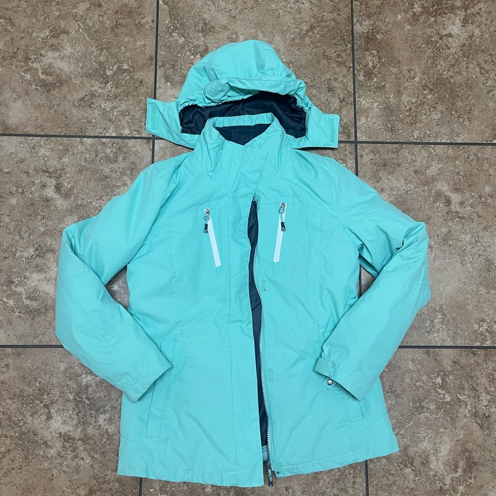 ZEROXPOSUR 2 in 1 Women’s Snow Jacket MINT GREEN & WATERPROOF